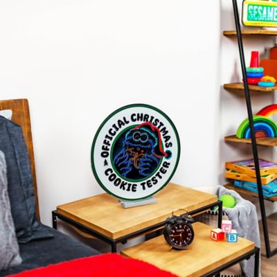 Image showing  Sesame Street Holiday Cookie Sign Ekkolight 16 in. H