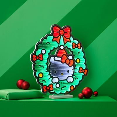 Image showing  Hello Kitty Wreath Ekkolight 20 in. H