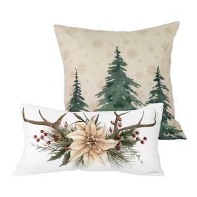Your Lifestyle by Donna Sharp Dashing Holiday 2 pc Decorative Pillow Set
