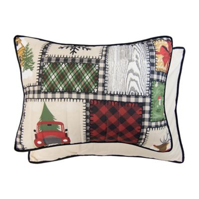 Image showing  Winter Cottage Holiday Quilt Set