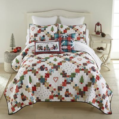 Image showing 6 th Your Lifestyle by Donna Sharp Holiday Love Quilt Set