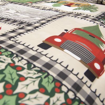 Image showing  Winter Cottage Holiday Comforter Set