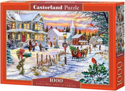 Castorland Christmas Tree is Coming 1000 pc. Jigsaw Puzzle