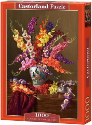 Castorland Gladioli in Chinese Vase 1000 pc. Jigsaw Puzzle