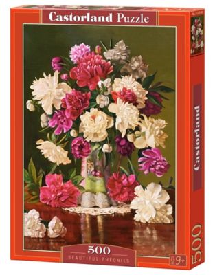 Castorland Beautiful Pheonies 500 pc. Jigsaw Puzzle