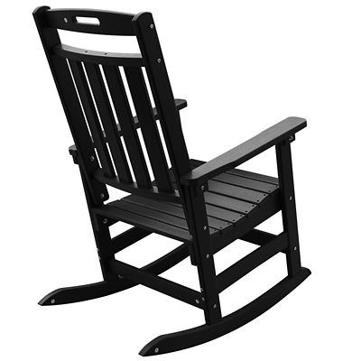 Image showing  HDPE All-Weather Outdoor Rocking Chair, Porch Deck Rocker