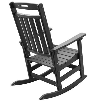 Image showing  HDPE All-Weather Outdoor Rocking Chair, Porch Deck Rocker
