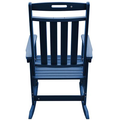 Image showing  HDPE All-Weather Outdoor Rocking Chair, Porch Deck Rocker