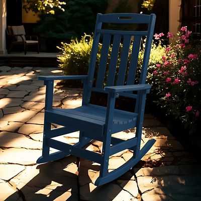 Image showing 5 th Upland HDPE All-Weather Outdoor Rocking Chair, Porch Deck Rocker