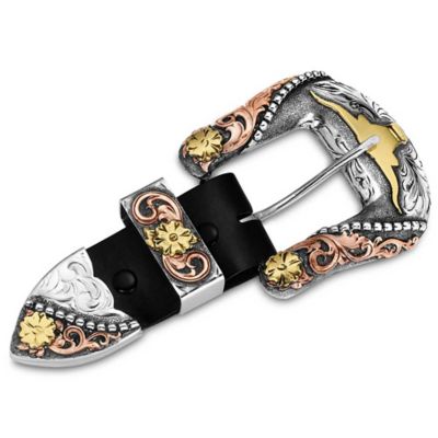 Montana Silversmiths Southwest 3 pc. Buckle Set