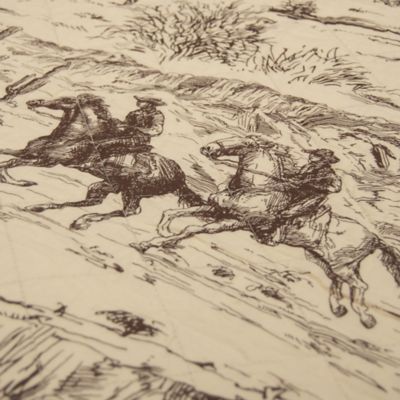 Image showing  Cowboy Cotton Quilted Throw