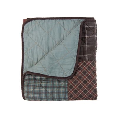 Image showing  Appalachia Plaid Pieced Cotton Quilted Throw