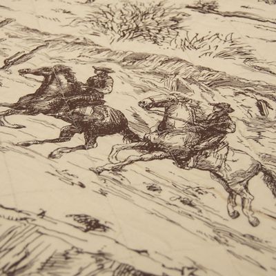 Image showing  Cowboy Cotton Quilt Set