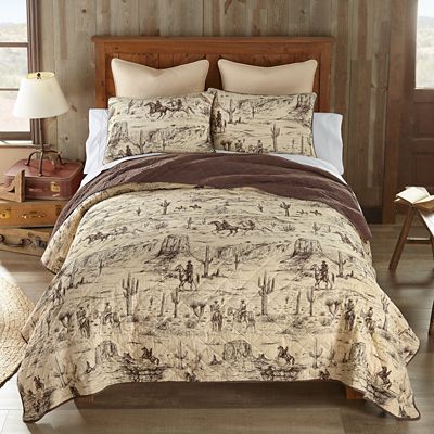 Image showing 5 th Donna Sharp Cowboy Cotton Quilt Set