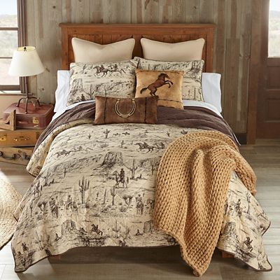 Image showing 7 th Donna Sharp Cowboy Cotton Quilt Set
