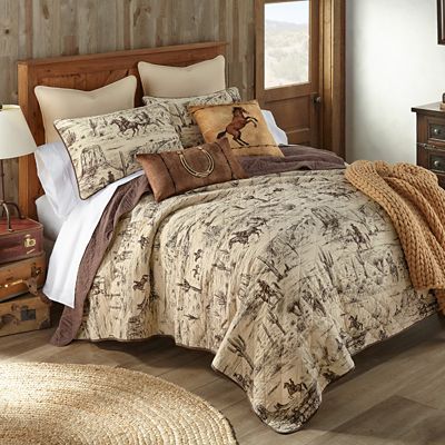 Image showing 6 th Donna Sharp Cowboy Cotton Quilt Set