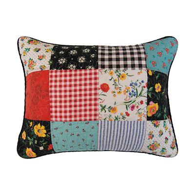 Image showing  Wild One Patch Pieced Cotton Quilt Set