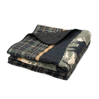 Image showing  Deer Walk Reversible Quilted Throw