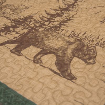 Image showing 3 th Your Lifestyle by Donna Sharp Spruce Trail Quilt Set