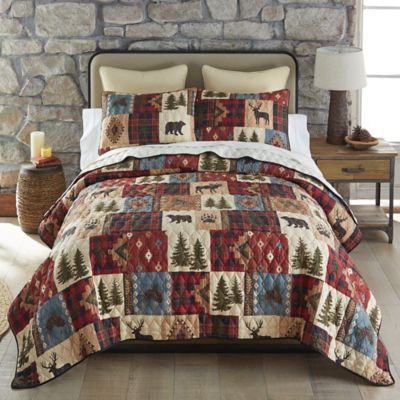 Image showing 5 th Your Lifestyle by Donna Sharp Woodland Patch Quilt Set