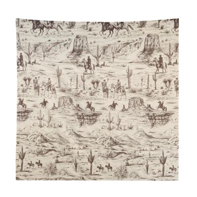 Donna Sharp Cowboy Cotton Shower Curtain