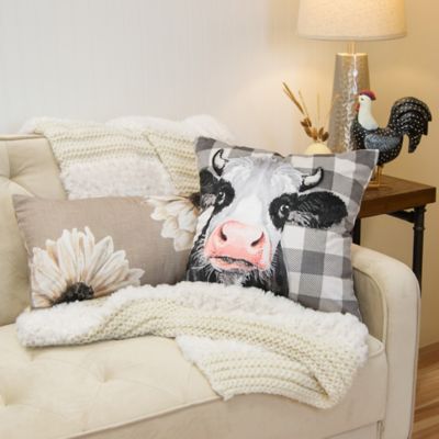 Image showing  Augusta Pieced Cotton Pillow Set