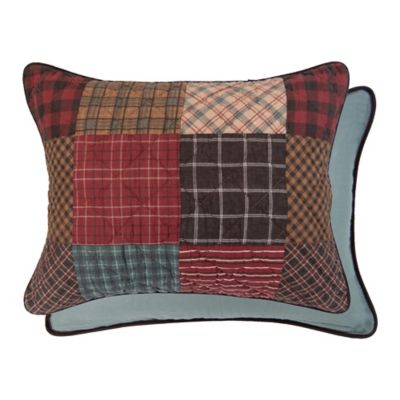 Image showing  Appalachia Plaid Pieced Cotton Quilt Set