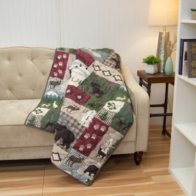 Image showing  Montana Forest Quilted Throw