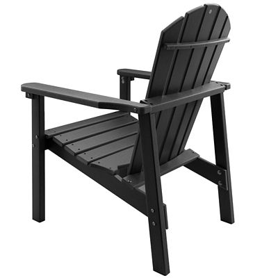 Image showing 6 th Upland All Weather HDPE Stackable Adirondack Chair, Space-Saving Outdoor Patio Chair, 4 pc.