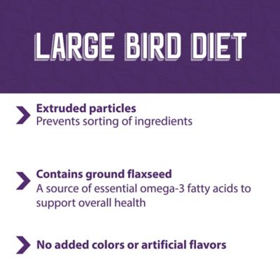 Image showing  Large Bird Food, 25 lb.