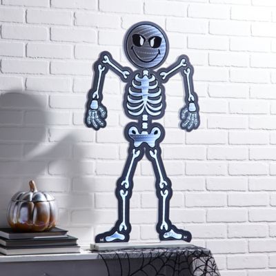 Image showing  SmileyWorld Halloween Skeleton Ekkolight 36 in. H
