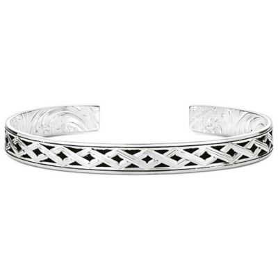 Montana Silversmiths Woven Legacy American Made Cuff Bracelet