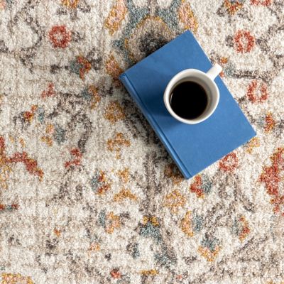 Image showing  Lenore Vintage Floral Area Rug