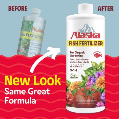 Image showing  32 oz. 25 sq. ft. Fish Emulsion Fertilizer, 5-1-1