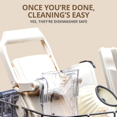 Image showing 5 th Granitestone Nutri Slicer Mandoline 5-in-1 Multi-Functional Portable Countertop Kitchen Mandoline