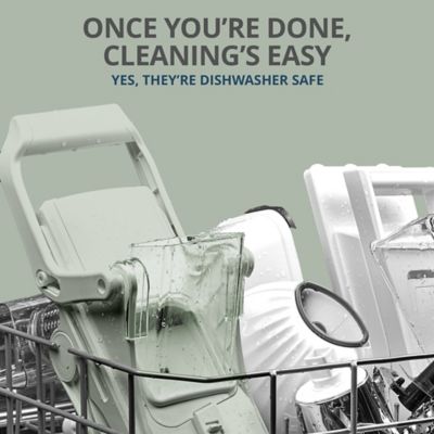 Image showing 5 th Granitestone Nutri Slicer Mandoline 5-in-1 Multi-Functional Portable Countertop Kitchen Mandoline