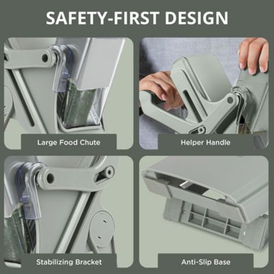 Image showing 6 th Granitestone Nutri Slicer Mandoline 5-in-1 Multi-Functional Portable Countertop Kitchen Mandoline