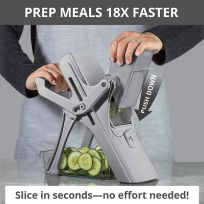 Image showing 3 th Granitestone Nutri Slicer Mandoline 5-in-1 Multi-Functional Portable Countertop Kitchen Mandoline