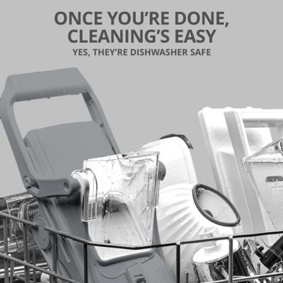 Image showing 5 th Granitestone Nutri Slicer Mandoline 5-in-1 Multi-Functional Portable Countertop Kitchen Mandoline