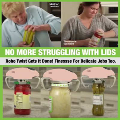 Image showing 5 th Granitestone Robo Twist Hands-Free Electric Automatic Jar Opener