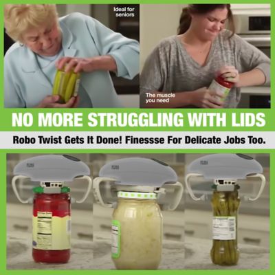 Image showing 5 th Granitestone Robo Twist Hands-Free Electric Automatic Jar Opener