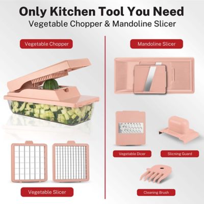 Image showing  Nutri Slicer XL 4 in.1-Portable Easy Storage Handheld Kitchen Slicer with Storage Container