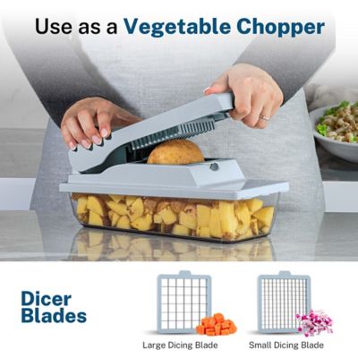 Image showing  Nutri Slicer XL 4 in.1-Portable Easy Storage Handheld Kitchen Slicer with Storage Container
