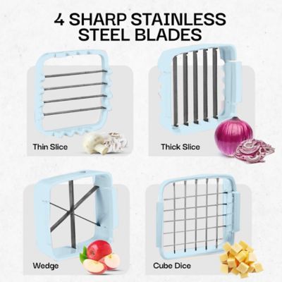 Image showing  Nutri Chopper 5-in-1 Compact Portable Handheld Kitchen Slicer with Storage Container