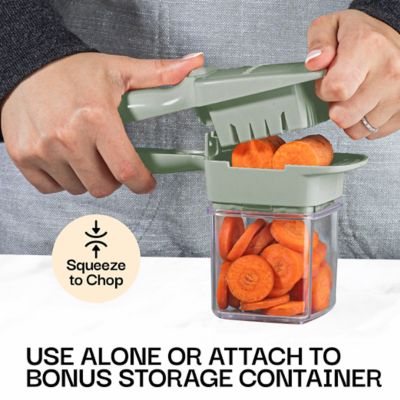 Image showing  Nutri Chopper 5-in-1 Compact Portable Handheld Kitchen Slicer with Storage Container
