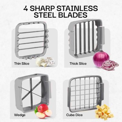 Image showing  Nutri Chopper 5-in-1 Compact Portable Handheld Kitchen Slicer with Storage Container
