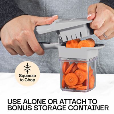 Image showing  Nutri Chopper 5-in-1 Compact Portable Handheld Kitchen Slicer with Storage Container