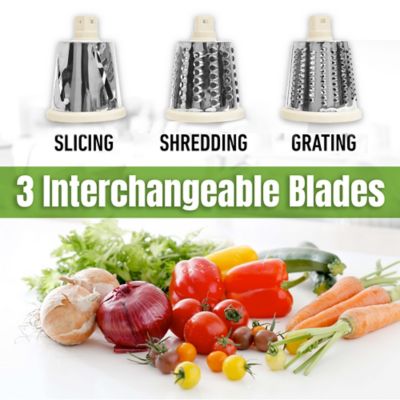 Image showing 5 th Granitestone NutriSlicer 3-in-1 Spinning/Rotating Mandoline and Countertop Food Slicer and Grater