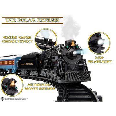Image showing 6 th Lionel Warner Bros. The Polar Express Ready to Play Train Set with Bluetooth