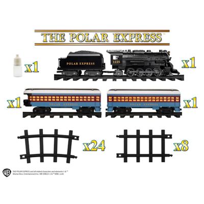Image showing 7 th Lionel Warner Bros. The Polar Express Ready to Play Train Set with Bluetooth